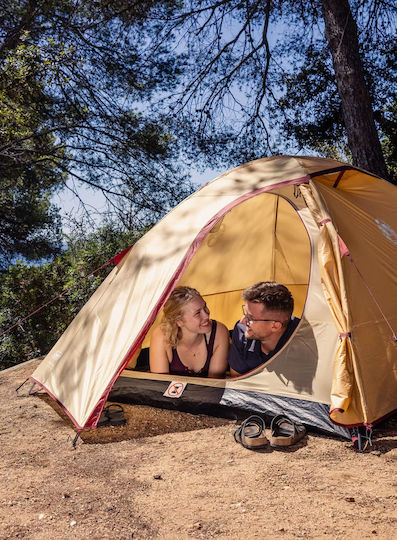 Coleman Sommer Campingzelt Igloo Beiges für 3 Personen 180x180x120cm