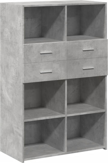 Storage Shelf Unit M80xW42.5xH124 cm