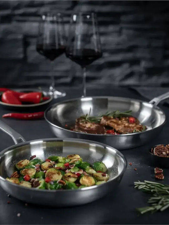 Kuhn Rikon Stainless Steel Pans Set with Non-stick Coating 2pcs
