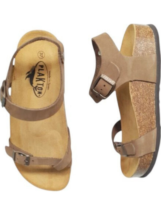 Leather Women's Anatomic Brown Sandals