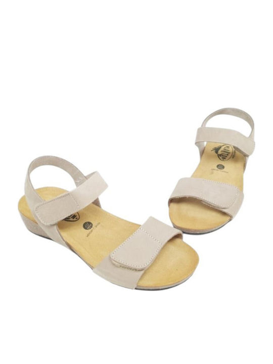 Leather Women's Anatomic Beige Sandals