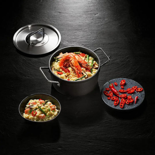 Fissler Adamant Σετ Κατσαρόλες από Αλουμίνιο με Αντικολλητική Επίστρωση 3τμχ