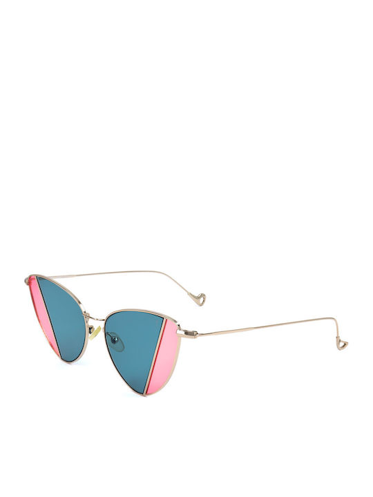 Eyepetizer Gold Sunglasses with Frame Eyepetizer Gold Sunglasses with Frame