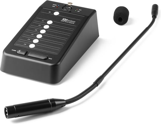 Power Dynamics PMPM10 6-Zone Paging Announcement Microphone for PMP 954.030 Amplifier Series