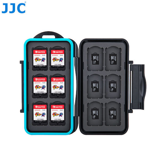 Jjc Card Case Nintendo Switch 12 Game Cards + 12 Micro Sd Waterproof Durable