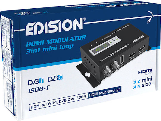 Digitaler HDMI Modulator EDISION HDMI MODULATOR 3IN1 MINI LOOP