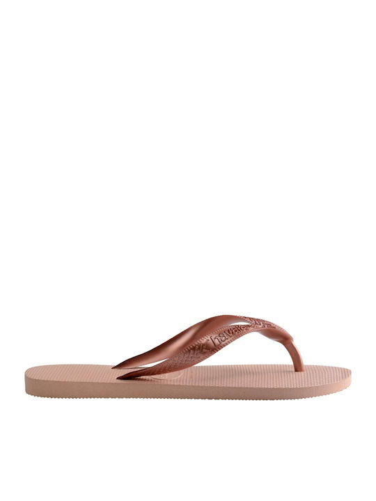 Top Tiras Flip Flops in Rose Gold Colour