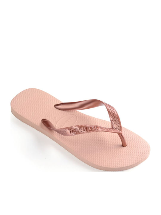 Top Tiras Flip Flops in Rose Gold Colour