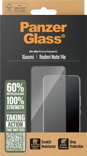 PanzerGlass Ultra-wide Fit Screen Protector (Redmi Note 14S) PGRNUWFG59155