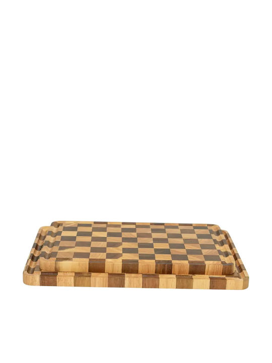 End Grain Дървено Плато За Сервиране 35x24см pl505.032