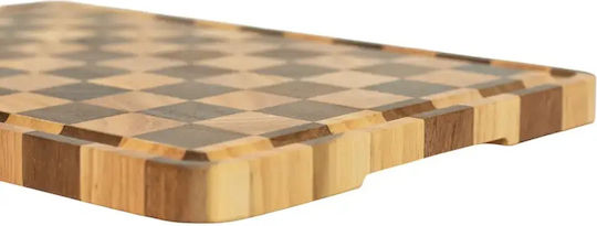 End Grain Wooden Serving Platter 35x24cm pl505.032