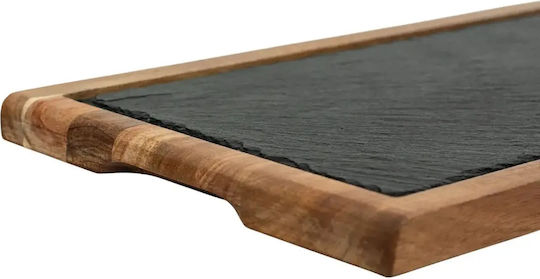 Hölzernes Servierplatte 39x24cm pl1059