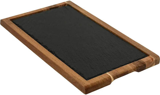 Hölzernes Servierplatte 39x24cm pl1059