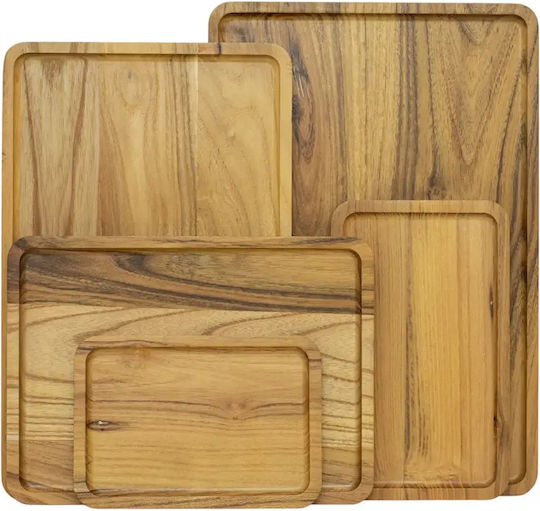 Wooden Serving Platter 42x28cm pl00080.012