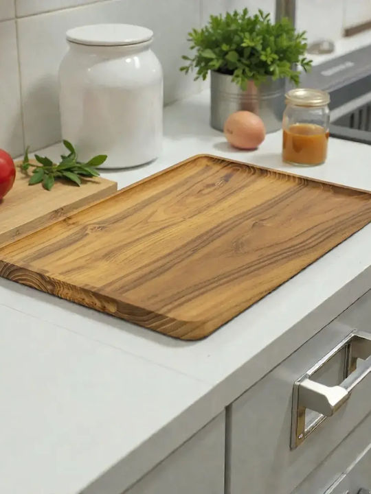 Wooden Serving Platter 42x28cm pl00080.012