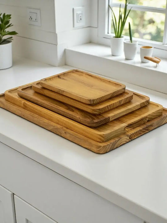 Wooden Serving Platter 38x24cm pl00080.009