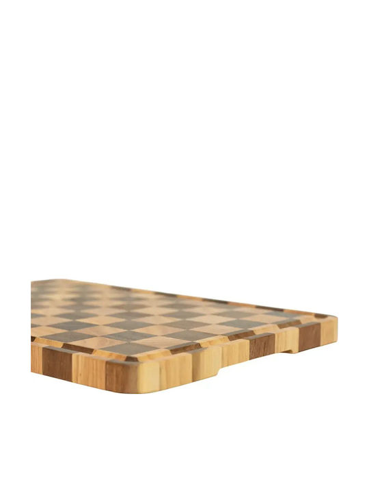 End Grain Servierplatten Hölzernes 40x28cm pl505.033