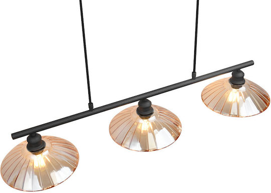 Trio Lighting Lumini Suspendate Cu Înălțime Reglabilă Galben Miere Cu Bază De Bec E27