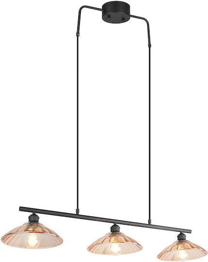 Trio Lighting Lumini Suspendate Cu Înălțime Reglabilă Galben Miere Cu Bază De Bec E27