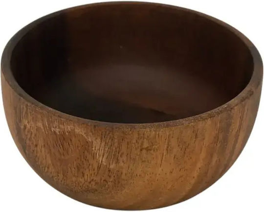 Round Wooden Serving Bowl with 14cm Diameter bl10053.049