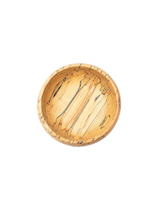 Round Wooden Serving Bowl for Dip with Diameter 16cm bl603