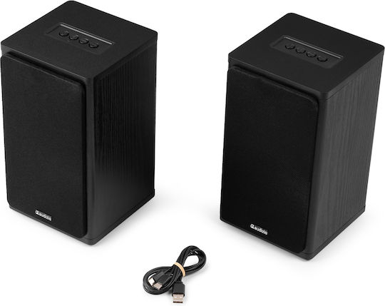 Audizio BS20 Difuzoare Active cu Bluetooth 50W (Pereche) Negre
