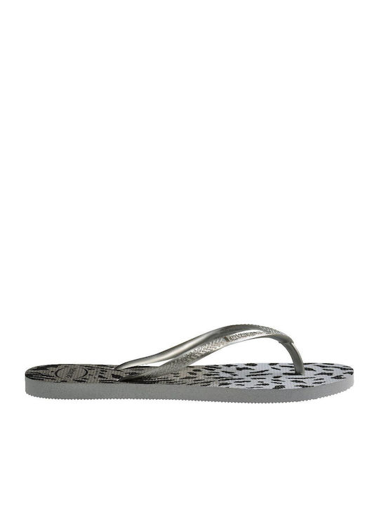 Slim Animals Women's Flip Flops Gray