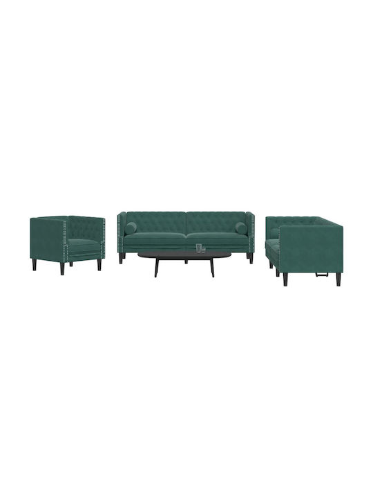 Set de Sufragerie Chesterfield 3 Scaune & 2 Scaune & Fotoliu