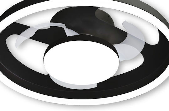 Primo PRCF-80725 Closed Type (Ceiling Light) 50.8cm With Light Black