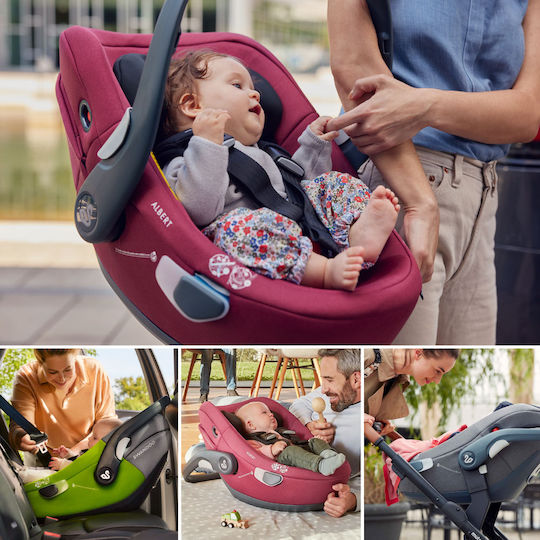 Swandoo Albert Καθισματάκι Αυτοκινήτου i-Size με Isofix Blueberry 0-13 kg