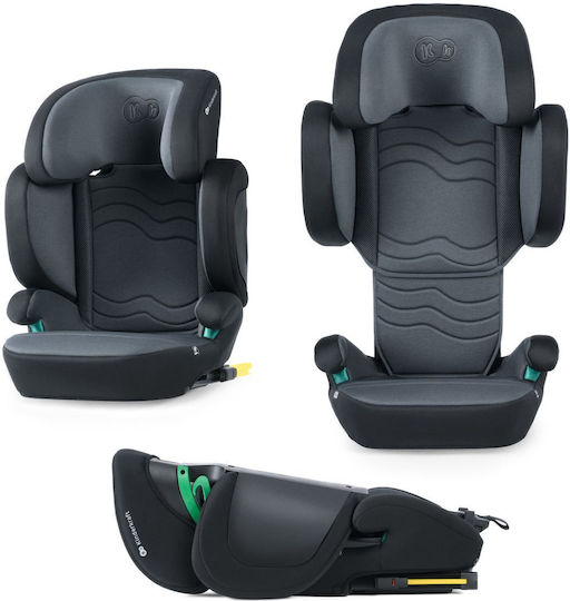 Kinderkraft Xpand 2 Pro Scaun Auto High-back Booster i-Size cu Isofix Graphite Negru