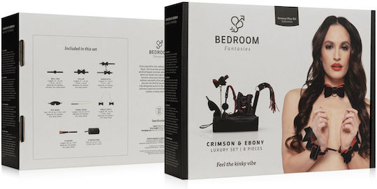Bedroom Fantasies BDSM Kit σε Μαύρο Χρώμα 8τμχ