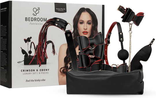 Bedroom Fantasies BDSM Kit σε Μαύρο Χρώμα 8τμχ