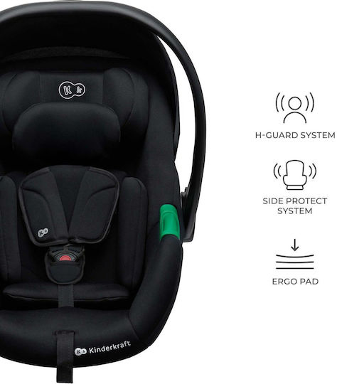 Kinderkraft Mink Pro 2 Scaun Auto i-Size cu Isofix Negru 0-13 kg
