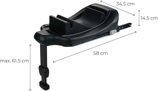 Kinderkraft Mink Pro 2 Scaun Auto i-Size cu Isofix Negru 0-13 kg