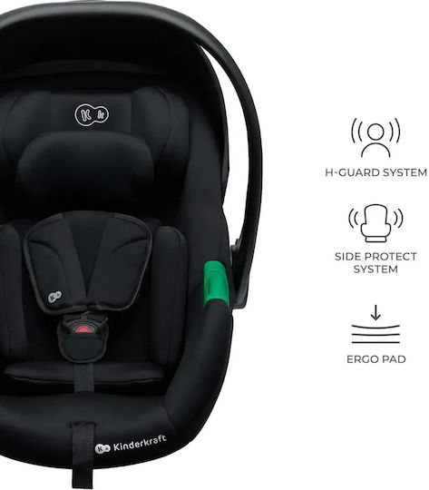 Kinderkraft Mink Pro 2 Scaun Auto i-Size cu Isofix Negru 0-13 kg