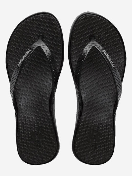 High Platform II Flip Flops With Platform In Black Colour