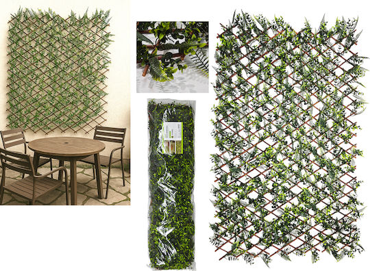 ArteLibre Foliaj Sintetic pe Trellis 1.8m x 90cm ArteLibre Foliaj Sintetic pe Trellis 1.8m x 90cm