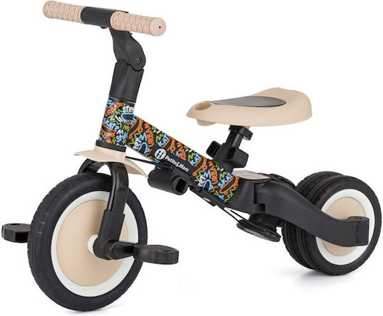 Petite & Mars Turbo Tricicletă Transformabilă cu Mâner pentru Părinți 5 în 1 pentru 1.5+ Ani Negru 613481
