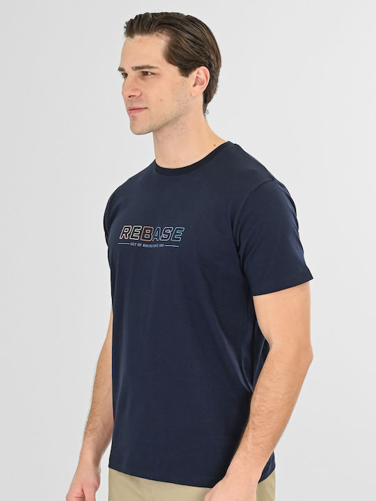 Bluza Tricou Cu Mânecă Scurtă Albastru Marin