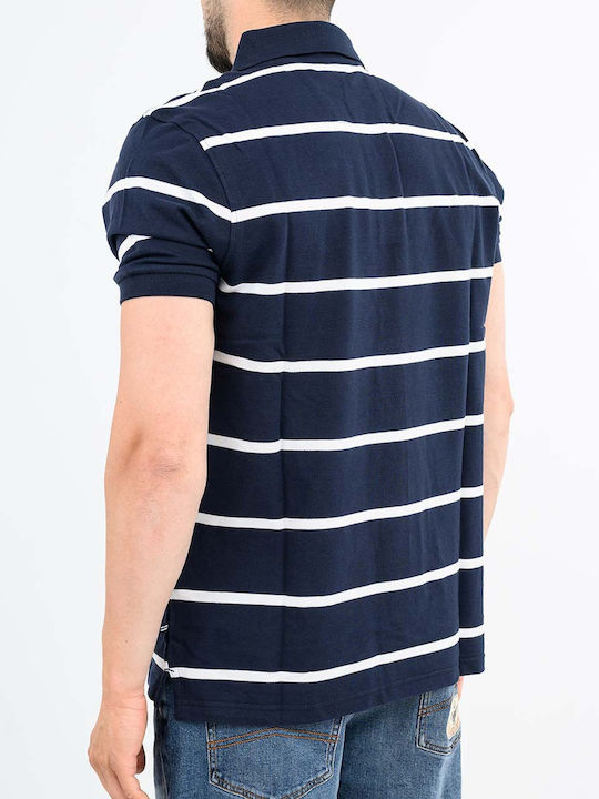Polo Short Sleeve Blouse Navy Blue