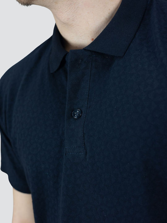 Polo Bluza Tricou Cu Mânecă Scurtă Albastru Marin