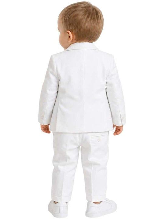 Kids Summer Suit 5 Pieces White