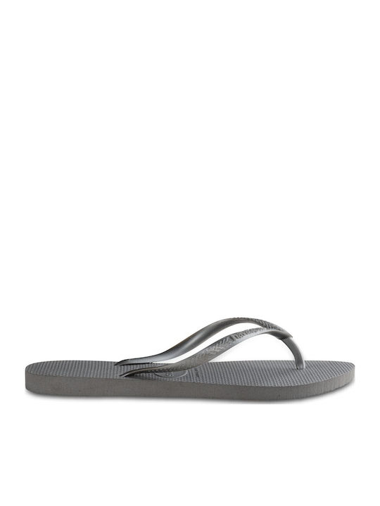 Slim Women's Flip Flops Silver