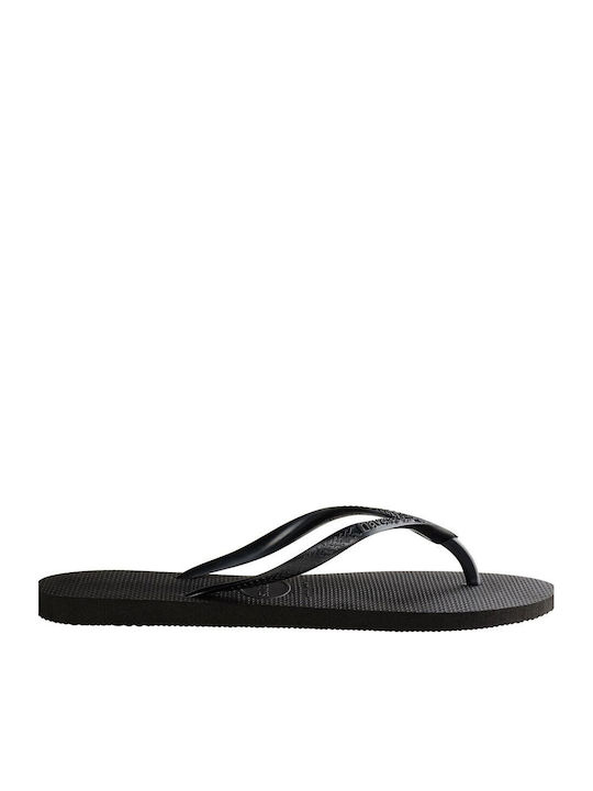 Slim Flip Flops in Black Colour