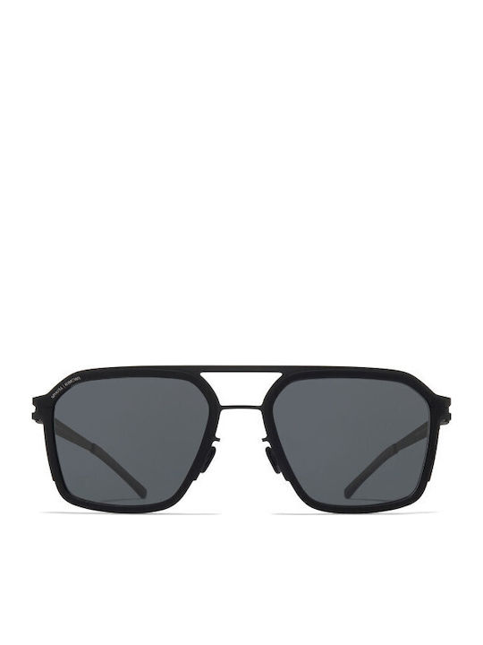 Mykita Sonnenbrillen Schwarze mit Metallischem Rahmen