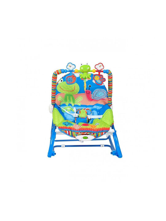 MalPlay Relax Manual Pentru Bebeluși cu Muzică Albastru pentru Copil până la 18kg