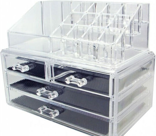 Organizator Cosmetice Cu Sertare și Separatoare 50x20x13cm