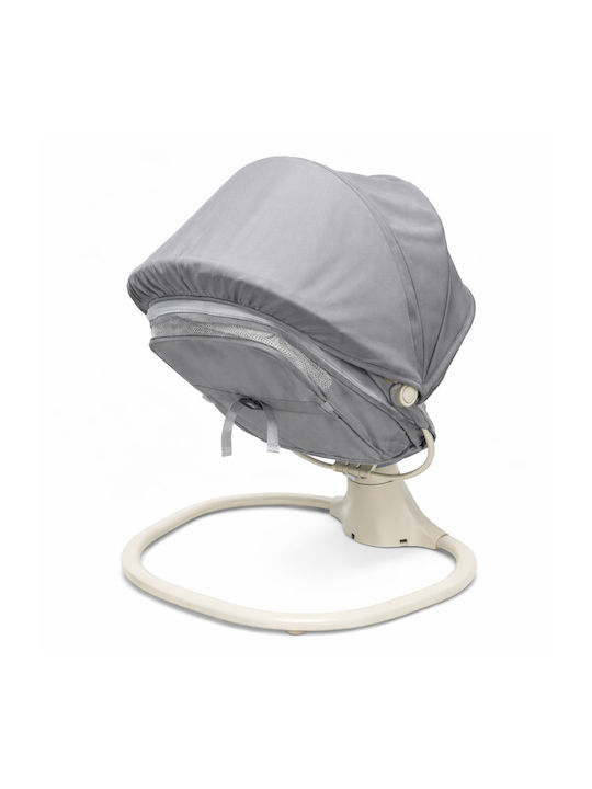 Kidizi Electric Balansoar Bebe Cu Muzică Gri Pentru Copil Până la 9kg