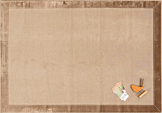 Newplan Lux 3078/74 Rectangular Brown Rug 133x190cm
